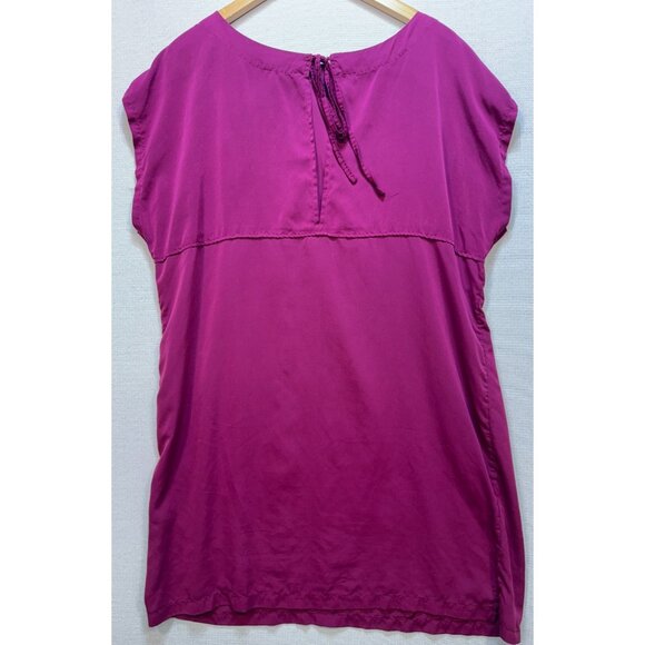 Old Navy Women's Tank Dress Lightweight Size L Pink Sleeveless Beach - Picture 2 of 11